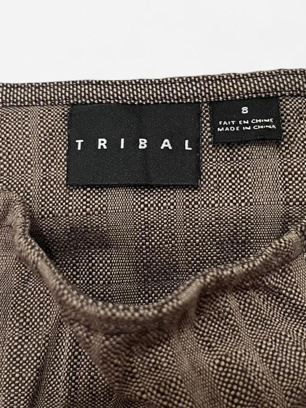 Tribal Earthy Patchwork Maxi Skirt / Krinkle Pleated / Archival - Picture 5 of 5
